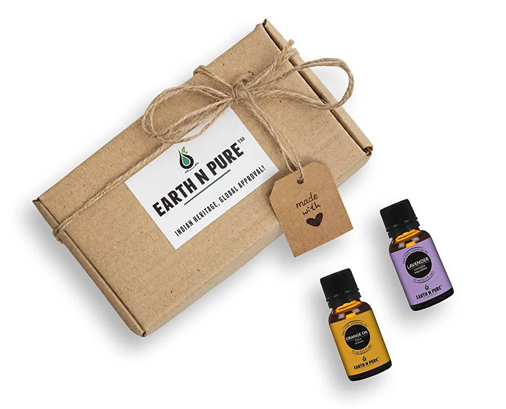 Earth N Pure Lavender & Orange Essential Oils