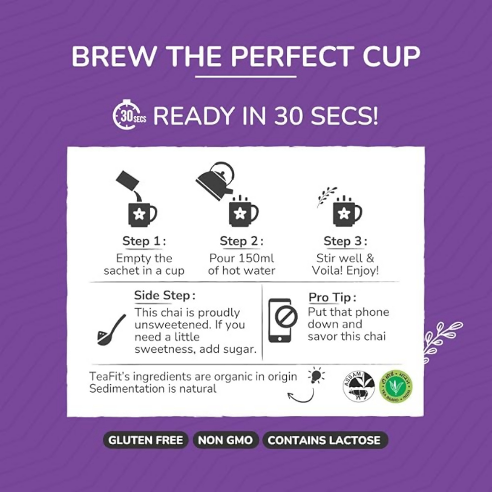 TeaFit Premium NO SUGAR Instant Assorted Tea Premix