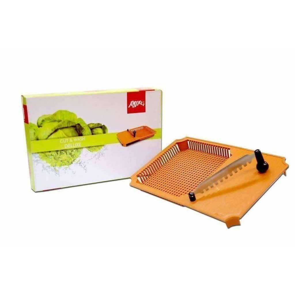 Anjali Cut & Wash Chopping Board For Vegetables - Chopping Knife