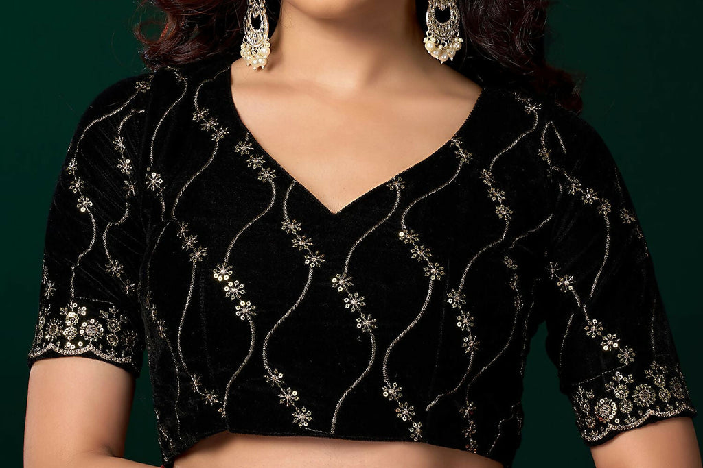 Joban Fashion Maroon Net Party Wear Sarees
