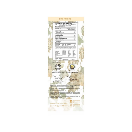 Tassyam Organics Premium Green Raisins - Pouch