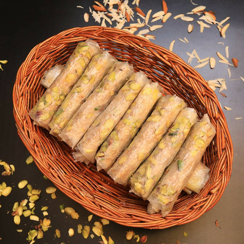 Olive Mithaii Dryfruit Putharekulu