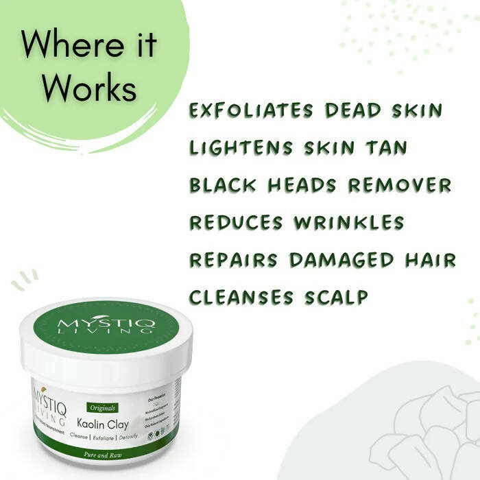 Mystiq Living Originals Kaolin Clay Powder
