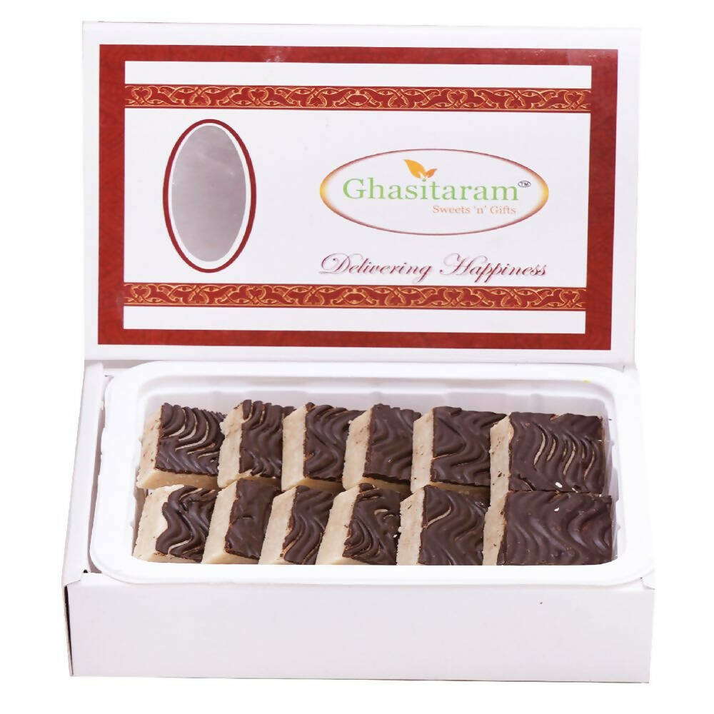 Ghasitaram Chocolate Coated Kaju Katli Sweets