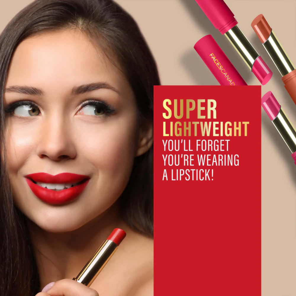 Faces Canada 3 in 1 LongStay Matte Lipstick - Haute Plum 08
